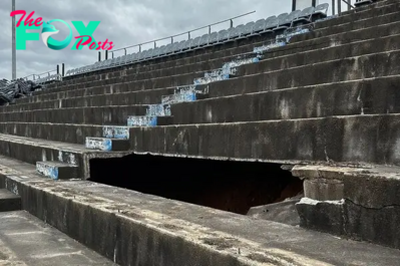 Sinkhole at North Wilkesboro digs into track's history