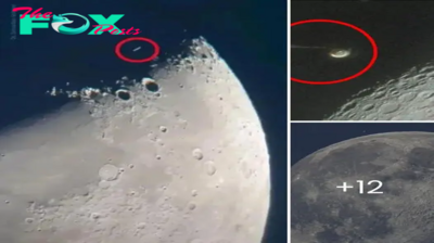 Mysterious Moon Encounter: UFO Speeds Across Lunar Surface, Baffling Astronomer Unable to Explain Strange Phenomenon
