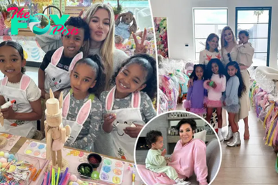 Inside Kris Jenner’s egg-stravagant Easter celebration for Kardashian family