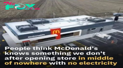People claim McDonald’s knows something we don’t after opening store in middle of nowhere without electricity
