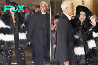 Cher, 77, and boyfriend Alexander ‘AE’ Edwards, 38, pack on the PDA at Dolce & Gabbana event in Milan