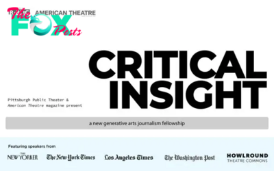 AMERICAN THEATRE | Pittsburgh Public, American Theatre to Associate for Criticism Fellowship