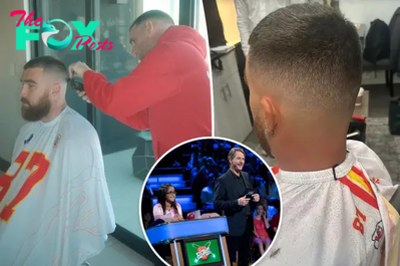 Travis Kelce shows off new haircut ahead of ‘Are You Smarter Than a Celebrity?’ filming