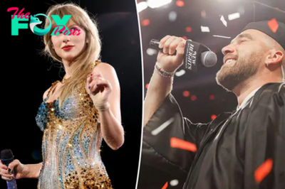 Travis Kelce gives subtle nod to Taylor Swift amid her absence at ‘New Heights’ live show
