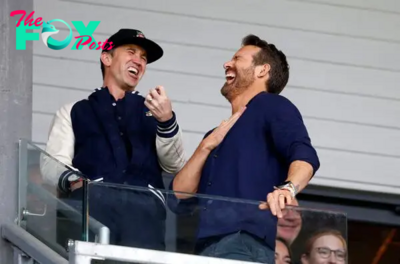 Ryan Reynolds & Rob McElhenney react to Wrexham promotion