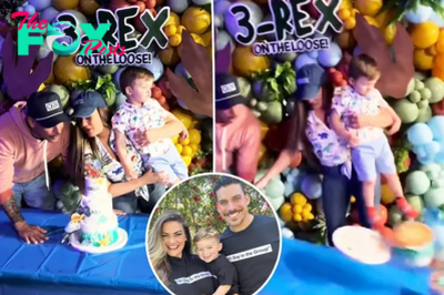 Jax Taylor, Brittany Cartwright drop cake at son’s 3rd birthday: ‘A representation of their relationship’