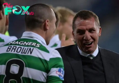 Scott Brown on how Celtic boss Brendan Rodgers helped him out at Ayr United
