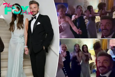 Spice Girls reunite to perform ‘Stop’ at Victoria Beckham’s 50th birthday bash