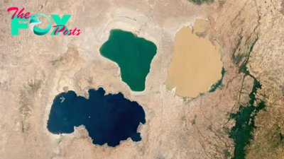 Earth from space: Trio of multicolor lakes look otherworldly in Africa's Great Rift Valley