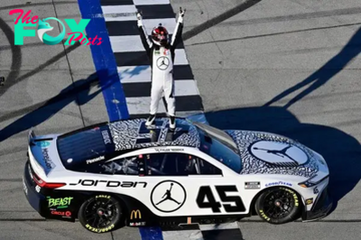 McDowell gets turned, Reddick escapes chaos with Talladega Cup win