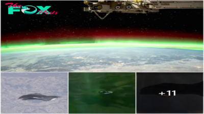 Captivating Events: ISS Captures Multiple UFO Sightings Amidst the Aurora Borealis!