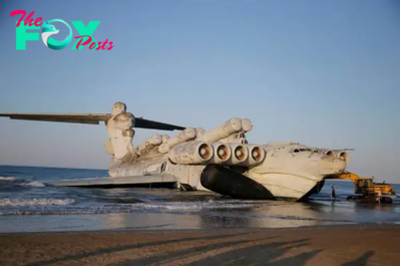 FS Ancient Relic: Monster of the Caspian Sea – A legendary plane rusts on the beach