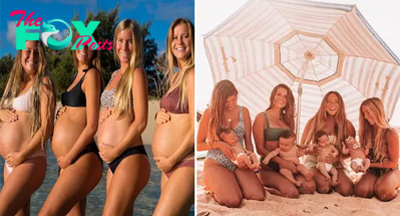 Four Best Friends Share The Mіrасle Of Pregnancy And Motherhood Together
