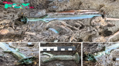 Extremely rare 3,000-year-old sword discovered in Germany is so well preserved it SHINES, archaeologists say