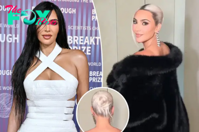 Kim Kardashian is back to blond in icy hair transformation ahead of Met Gala