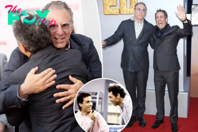 Reclusive Michael Richards reunites with Jerry Seinfeld on first red carpet in 8 years