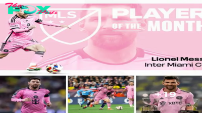 Inter Miami striker Lionel Messi was honored to receive MLS Player of the Month for the first time