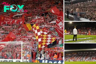 30 of our favourite photos of The Kop – iconic games, moments and images