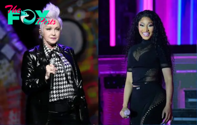 Cyndi Lauper joins Nicki Minaj for ‘Pink Friday Ladies’ in Brooklyn