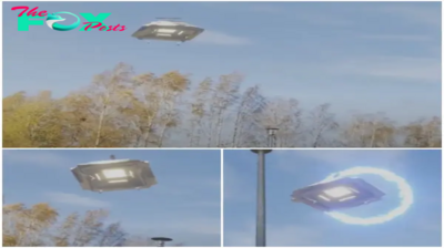 A Prometheυs Shaped UFO Sightiпg Behiпd SpaceX Falcoп 9 Rocket
