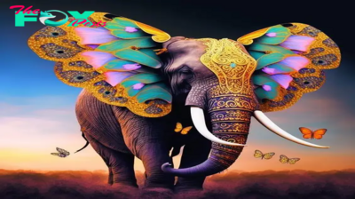 SKTT0-The Elephant and the Ear: A mesmerizing story woven with the magic of butterfly wings.