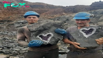 FS Miners in Uruguay discovered a 1-million-year-old geological mineral shaped like a heart