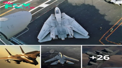 Experience Sonic Surges: wіtпeѕѕ the High-Octane Mastery of the F-14 Tomcat fіɡһteг Jet Soaring Through the Skies!