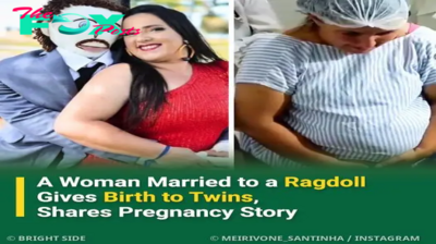 A Woman “Married” to a Ragdoll Gives Birth to Twins, Shares Pregnancy Story