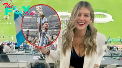 Lionel Messi fell into an ironic situation when the beautiful female reporter suddenly burst into tears during the interview