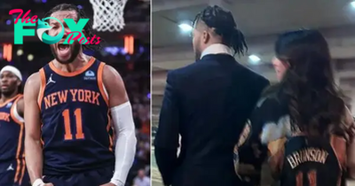 Jalen Brunson’s Wife’s Wild Outfit Goes Viral During Knicks’ Win Over Pacers