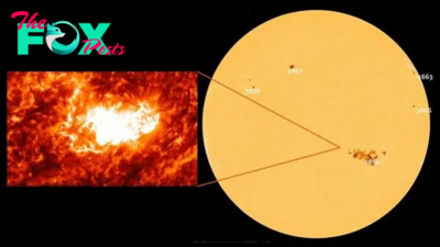 Gargantuan sunspot 15-Earths wide shoots powerful X-class flare toward Earth, triggering radio blackouts