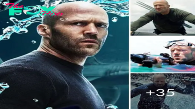 Lamz.Diving into Danger: Jason Statham’s Fearless Encounter with Real Sharks in The Meg