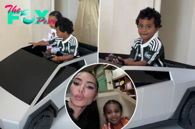 Kris Jenner gifts Kim Kardashian’s son Psalm a $1,500 toy Tesla Cybertruck for 5th birthday