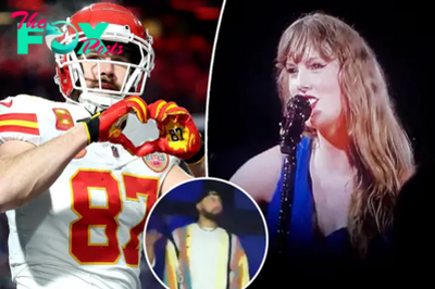 Taylor Swift nods to Travis Kelce’s jersey number, performs ‘The Alchemy’ as he attends 87th Eras Tour show