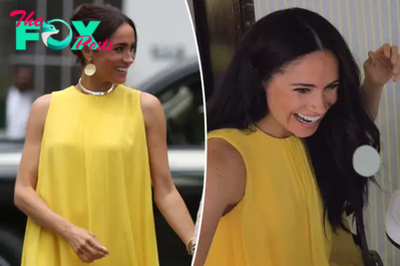 Meghan Markle rocks same dress she wore for Prince Archie’s first birthday on Mother’s Day in Nigeria