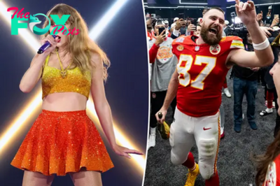 Taylor Swift pays tribute to boyfriend Travis Kelce by wearing Chiefs’ colors during Eras Tour concert in Paris