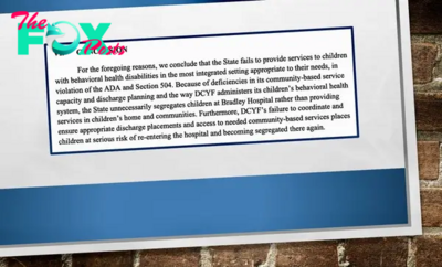 RI violates civil rights of children with behavioral health disabilities. “An utter void in crisis services”