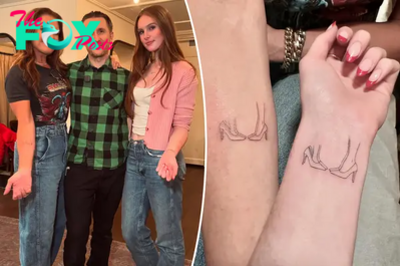 Brooke Shields and 18-year-old daughter Grier get matching tattoos for Mother’s Day