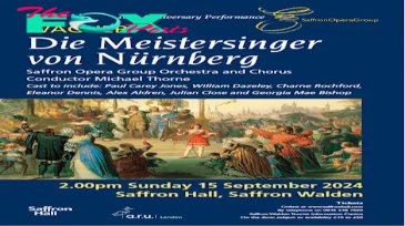 Saffron Opera Group’s tenth anniversary Die Meistersinger at Saffron Corridor on 15 September 2024 – Seen and Heard Worldwide