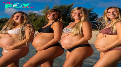 Four best friends come together to capture the magic of pregnancy and motherhood in a special place and time on a beautiful beach