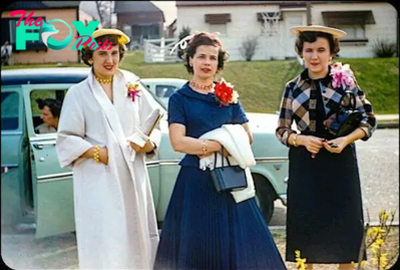 dq Old Snaps Defined Fashion Styles of Middle-Aged Women in the 1950s