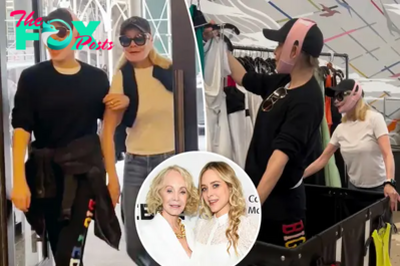 Jenny Mollen and mom hit Alice + Olivia sample sale in ‘matching post-surgery face wraps’ after procedures