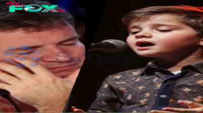Simon Cowell started crying! The boy sang such a song that Simon couldn’t speak. He went up to the stage to kiss the boy