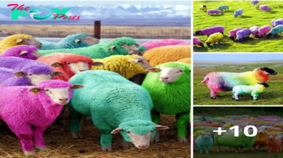Lamz.Exploring Nature’s Palette: The Vibrant World of Rainbow Sheep
