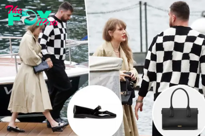 Taylor Swift doubles up on Versace accessories for Lake Como boat ride with Travis Kelce