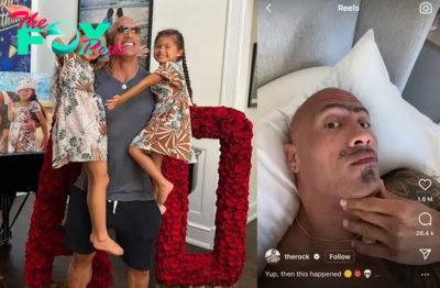Behind the breathtaking action scenes at the Hollywood studio of Dwayne Johnson aka “The Rock” is the delicate tenderness and utmost pampering of a father for his daughter.