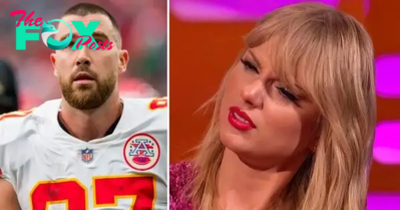 Chiefs Star Travis Kelce Gives Taylor Swift A Giant Hickey