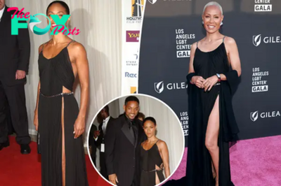 Jada Pinkett Smith hits the red carpet in slit-up-to-there Alaïa dress she first wore 20 years ago
