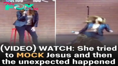 She Attempted to mock Jesus, but What Happened Next Will Surprise You! Check the comments