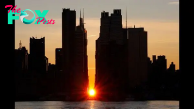'Manhattanhenge' returns: Where and when to see the sun 'kiss the grid' in New York next week